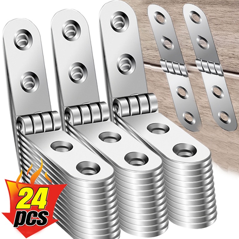 Cabinet Hinge Overlay - 24/2 unidades dobrável dobradiça de canto