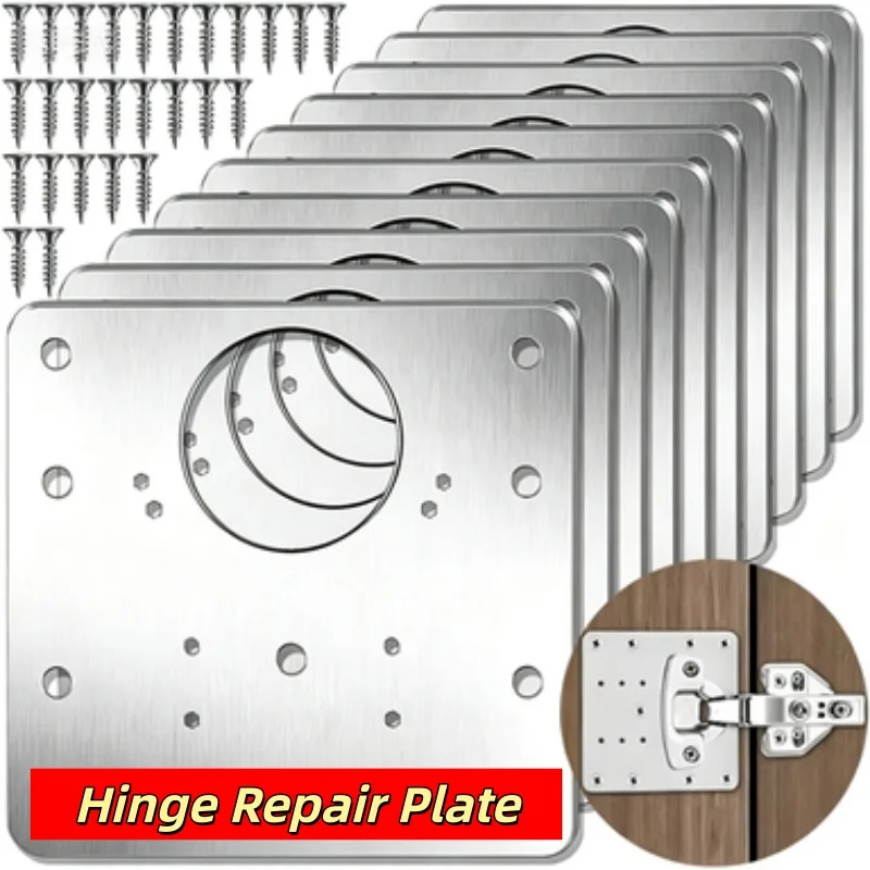 Cabinet Hinge Overlay - Placa de reparo para dobradiças, dobradiças
